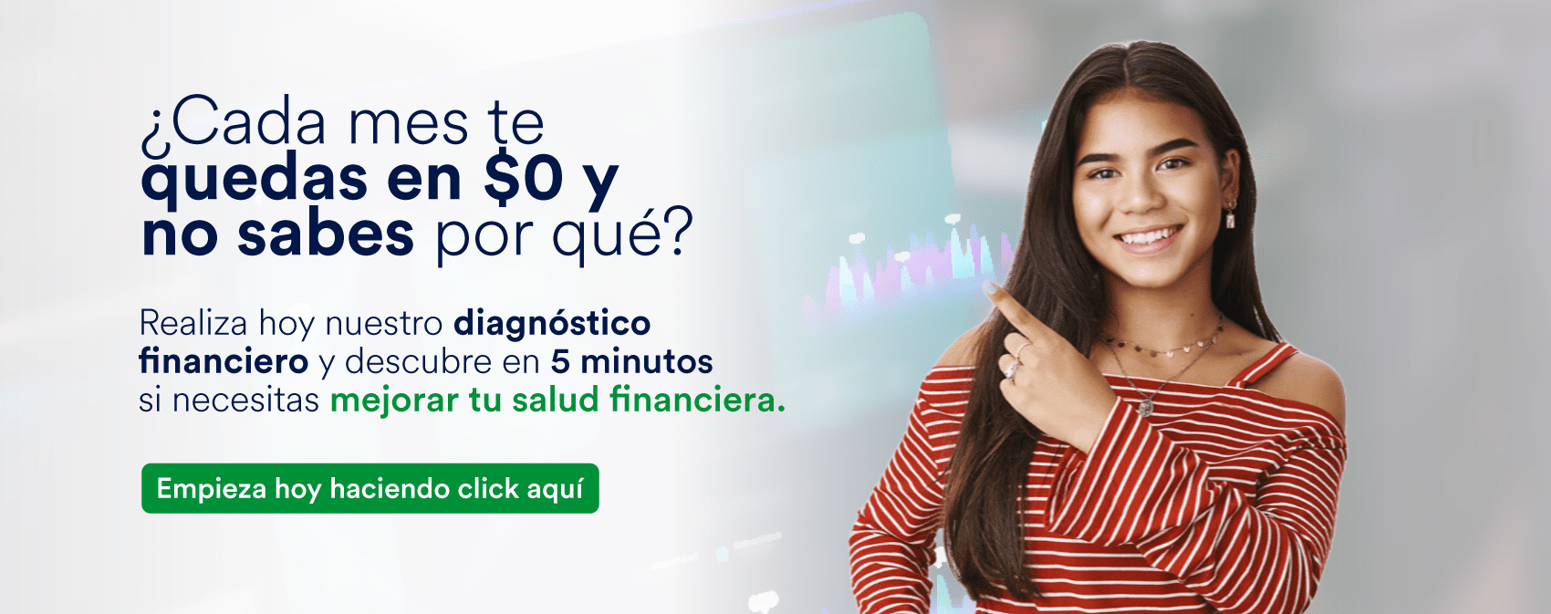 Joven colombiano aprendiendo sobre historial crediticio para jóvenes desde su computador.